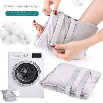 Unisex Κάλυμμα φτέρνας με μασάζ πίεσης από Crystal Super Soft Fabric και Silk Cotton – Μοντέλο 023 Crystal Fleece Heel Sleeve, για χειμώνα/άνοιξη/φθινόπωρο