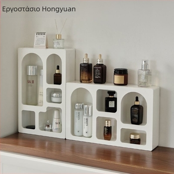 Ξύλινος ντουλάπι αποθήκευσης, απλός σχεδιασμός, για καλλυντικά και σετ τσαγιού, μοντέλο hyd987654