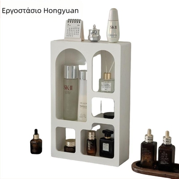 Ξύλινος ντουλάπι αποθήκευσης, απλός σχεδιασμός, για καλλυντικά και σετ τσαγιού, μοντέλο hyd987654