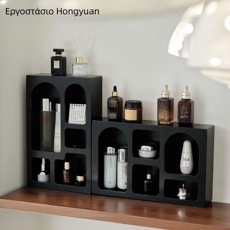 Ξύλινος ντουλάπι αποθήκευσης, απλός σχεδιασμός, για καλλυντικά και σετ τσαγιού, μοντέλο hyd987654