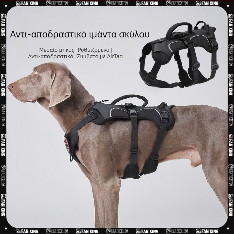 Θωρακικός ιμάντας σκύλου — Oxford ύφασμα, μοντέλο F5011, μη επεκτειόμενος ιμάντας, προέλευση Zhejiang