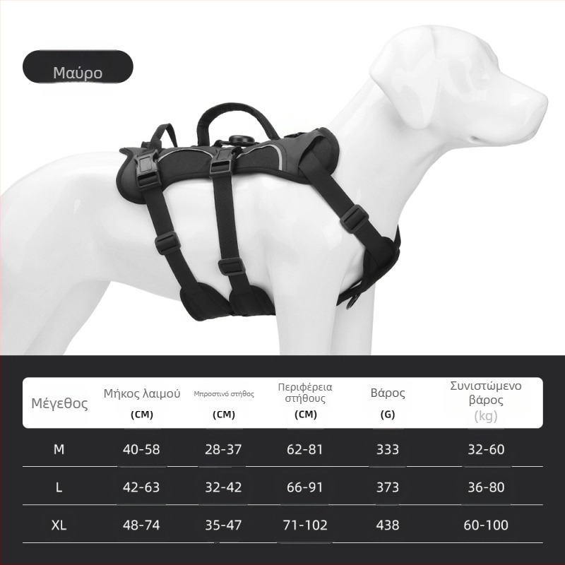 Θωρακικός ιμάντας σκύλου — Oxford ύφασμα, μοντέλο F5011, μη επεκτειόμενος ιμάντας, προέλευση Zhejiang