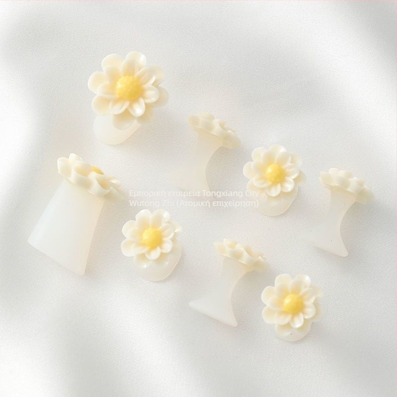 Διαχωριστής δακτύλων ποδιών για μανικιούρ με μαργαριτάρια σιλικόνης