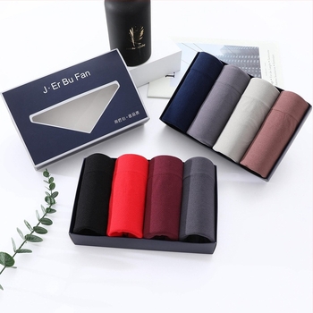 Ανδρικά μποξέρ μέσης, αναπνεύσιμο μείγμα βαμβακιού, τζακάρντ ύφανση; επένδυση καβάλου: βαμβάκι 95%