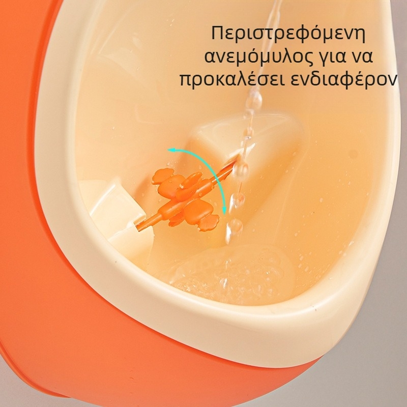 Παιδικός ουρητήρας για αγόρια, τοίχου, σταθερός, από οικολογικό PP, κατάλληλος για ηλικίες 0–8 ετών