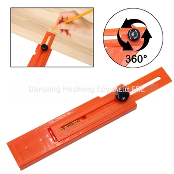 Mr Drill πλαστικός κανόνας τοποθέτησης για ξυλουργική με ακριβές επίπεδο φυσαλίδας, περιστρεφόμενος σε πολλαπλές γωνίες, πολυλειτουργικός