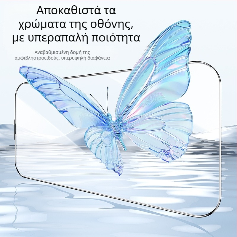 Προστατευτικό οθόνης από tempered glass για το μπροστινό μέρος, Anti-Peep, HD ευκρίνεια, γρήγορη εφαρμογή, Dust-Free Kit για iPhone 11–14 σειρά