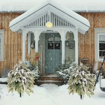 Εξωτερικό διακοσμητικό κήπου με βάση για στήριξη στο έδαφος – πλαστικό, αμερικανικό/χριστουγεννιάτικο/ins στυλ, χριστουγεννιάτικη διακόσμηση, DIY ένθετο