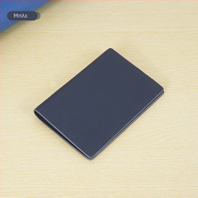 Θήκη διαβατηρίου Zolanc από γνήσιο δέρμα, διπλής όψης κατασκευή, 2 πτυχώσεις, unisex, πολλαπλές θήκες για κάρτες, επένδυση πολυεστέρα