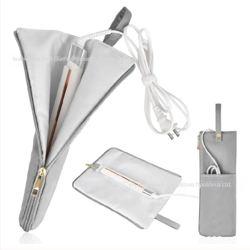 Θήκη αποθήκευσης μασίας για μπούκλες — νάιλον, κυβοειδές σχήμα, πολυλειτουργική, ιαπωνικός στιλ, για ταξίδια, ανθεκτική σε θερμοκρασίες έως 300°C