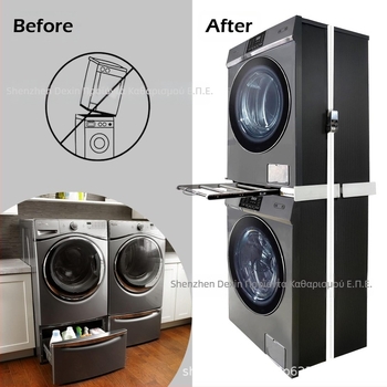 vcpc Ρυθμιζόμενος Μετακινούμενος Πλαστικός Σταθμός για Πλυντήριο-Στεγνωτήριο – 1 Επίπεδο, Αξεσουάρ Οικιακής Χρήσης