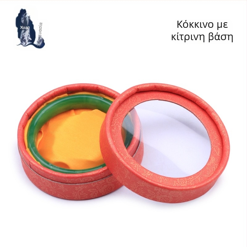 Κουτί κοσμημάτων με κυκλικό παράθυρο καπακιού, 001 προδιαγραφή, χαρτί/χαρτόνι