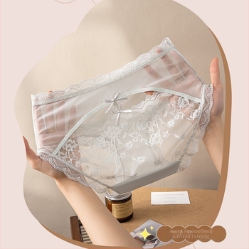 Νάιλον γυναικείο τρίγωνο εσώρουχο – αναπνεύσιμο, μεσαίας μέσης, απλό ύφαντό, μονόχρωμο, επένδυση από βισκόζη