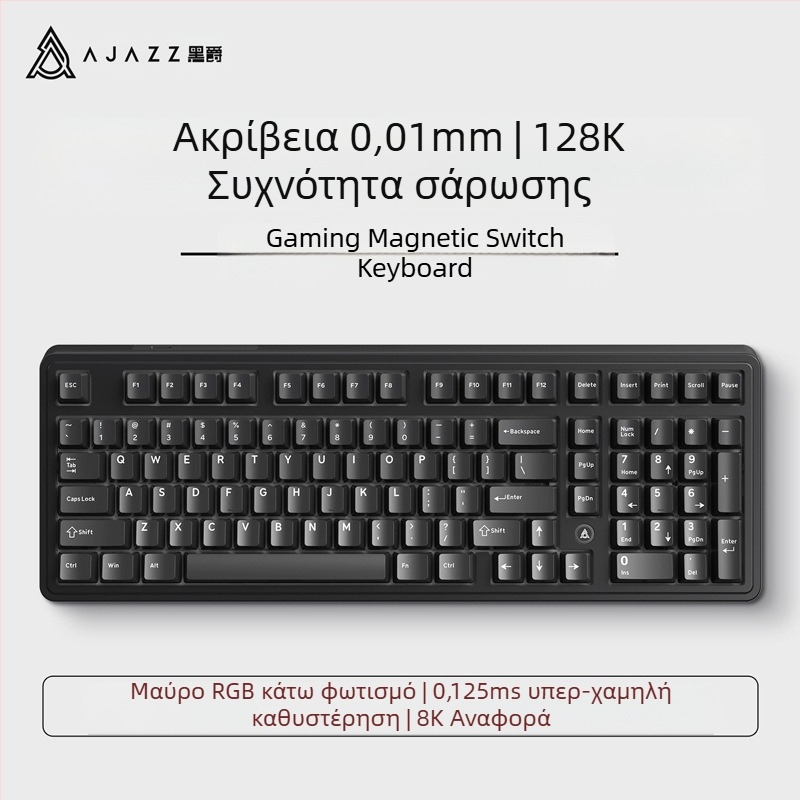 AK980MAX πληκτρολόγιο παιχνιδιών με RGB φωτισμό, ενσύρματο, μάρκα Ajazz/Heijue, κυκλοφόρησε το 2025