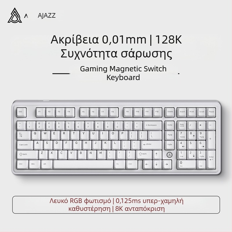 AK980MAX πληκτρολόγιο παιχνιδιών με RGB φωτισμό, ενσύρματο, μάρκα Ajazz/Heijue, κυκλοφόρησε το 2025