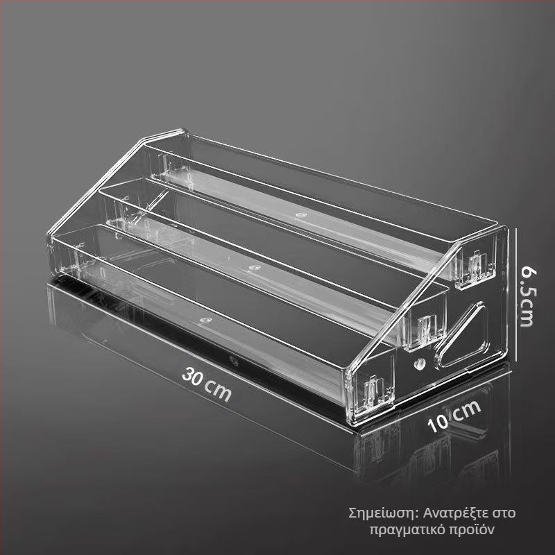 Επιτραπέζιο στήριγμα καταρράκτη για αρώματα και καλλυντικά, διαφανές, μεγάλης χωρητικότητας, πολλαπλών επιπέδων, αποσπώμενο αποθηκευτικό χώρο