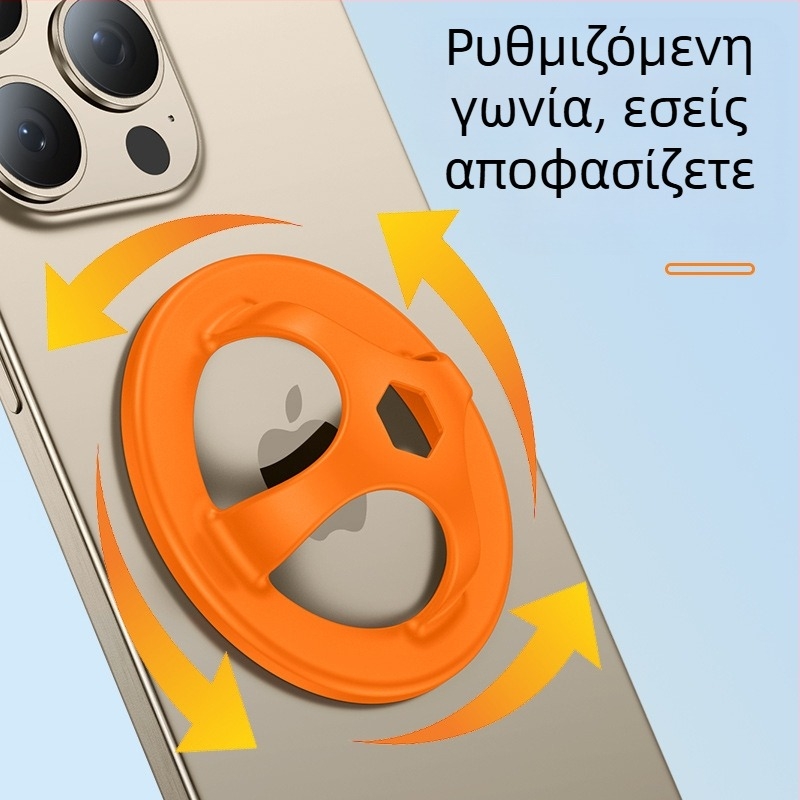 MK δαχτυλίδι-θήκη για κινητό από σιλικόνη, Lazy Stand, καρτούν στυλ