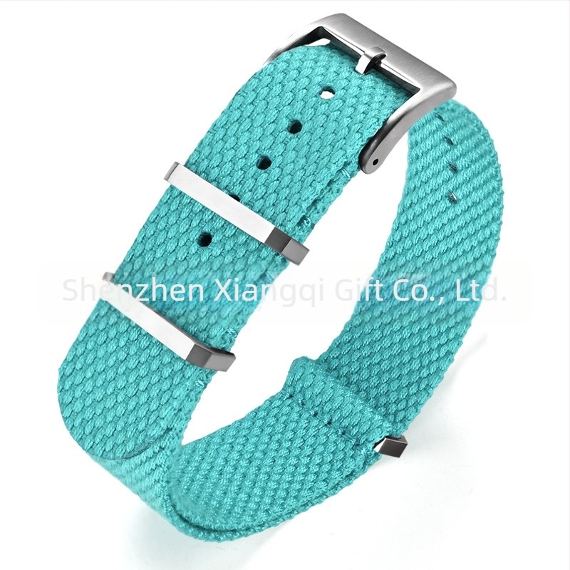 Λουράκι ρολογιού — λινό, μεταλλικός δακτύλιος, προέλευση Shenzhen, μάρκα Cheung kei, καλοκαίρι 2025