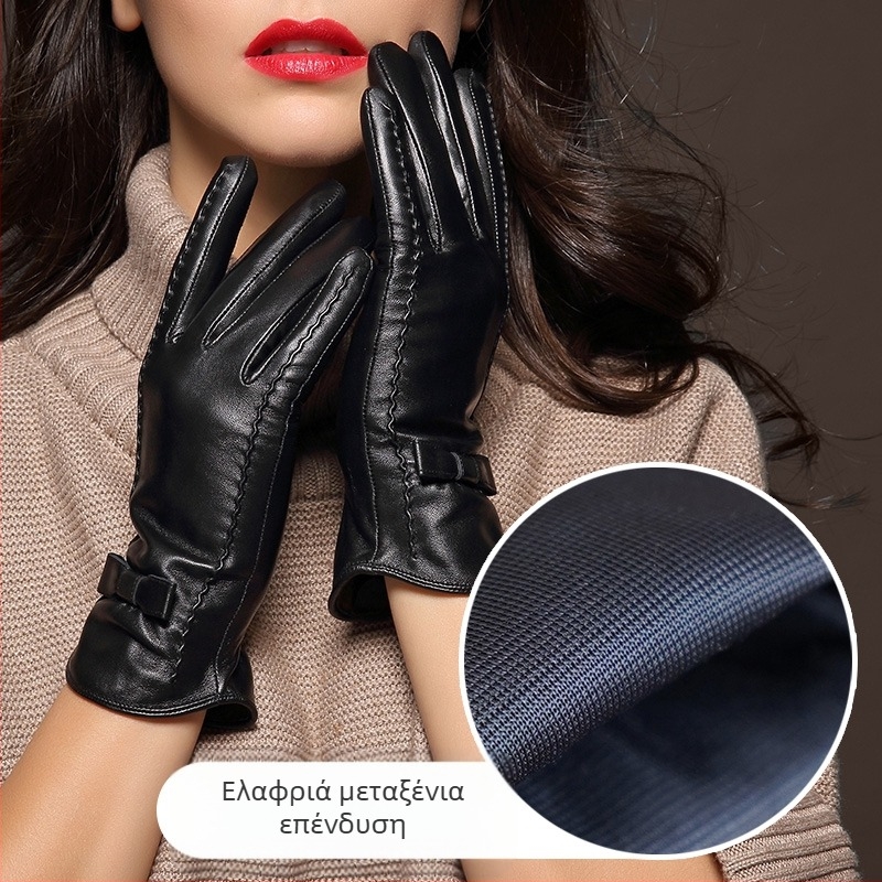 Γάντια από μαλλί προβάτου με δάχτυλα – ζεστά, για την άνοιξη, κυκλοφορία χειμώνα 2024