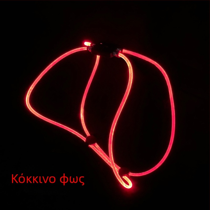 LED γιλέκο σκύλου με USB επαναφορτιζόμενο στήριγμα στήθους, κοπή κατά παραγγελία