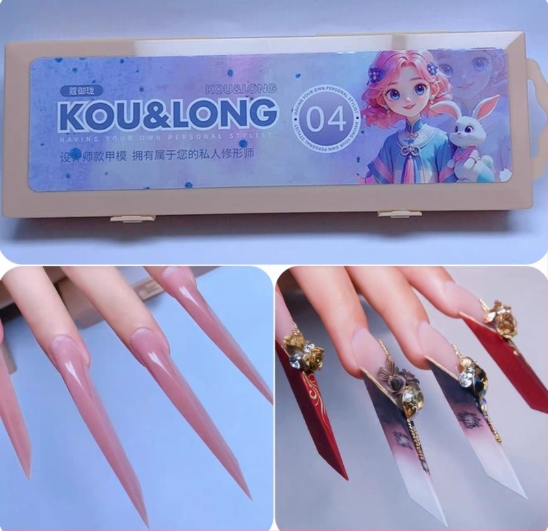 Άκρες νυχιών – στυλ Cat Claw & Dragon Claw, καλλιτεχνικός καθημερινός σχεδιασμός νυχιών