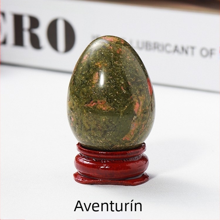 Διακοσμητικό κρυσταλλινο αυγό για διακόσμηση, φυσικός κρύσταλλος, οβάλ σχήμα, λείανση και γυάλισμα, δυνατότητα παραμετροποίησης