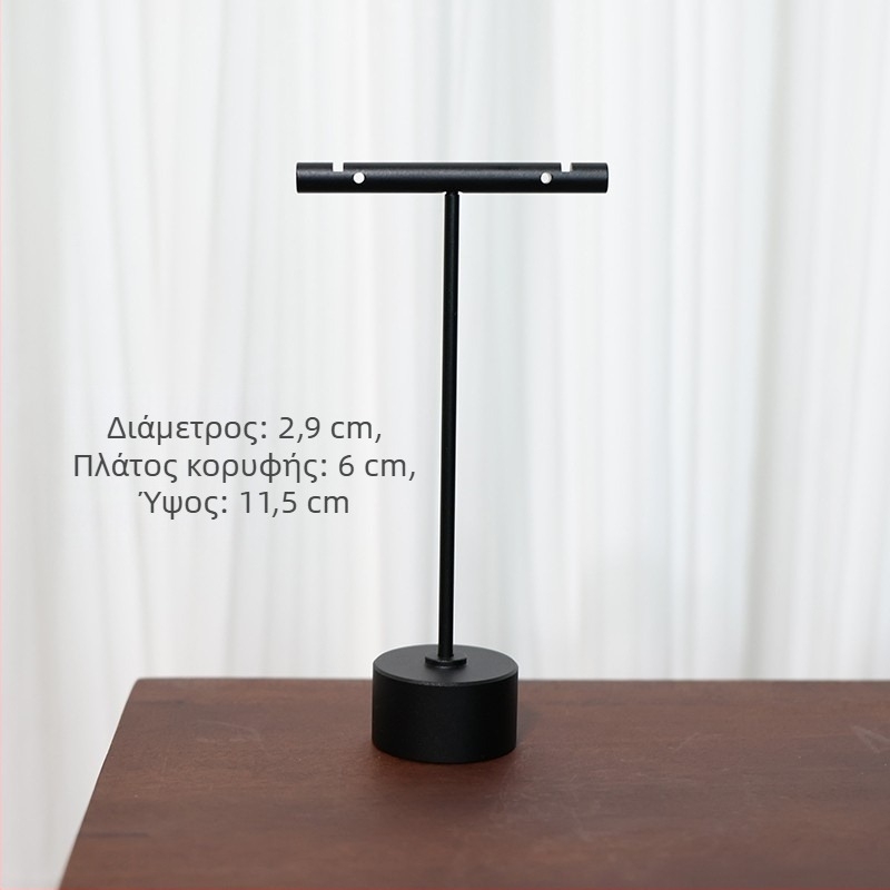 Ράφι προβολής σκουλαρικιών, μεταλλικό, ενιαίο μοντέλο, σχεδίαση τύπου πλακιδίων, φινίρισμα με ψεκασμό πλαστικού