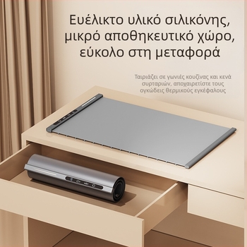 Spade A Θερμανόμενη Πλάκα Σιλικόνης – φορητή, μονωμένη επιφάνεια σερβιρίσματος για ζεστά πιάτα, 500W, 220V, 1kg, προσαρμογή