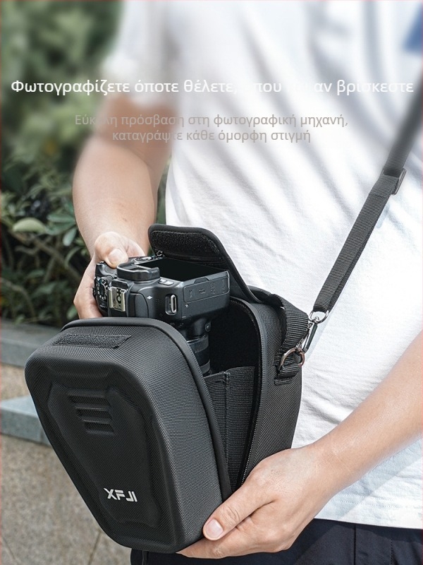 Τσάντα κάμερας για SLR και mirrorless — Υλικό EVA, εξαιρετικά ελαφριά, αδιάβροχη, διαπνέουσα, προστασία σπονδυλικής στήλης