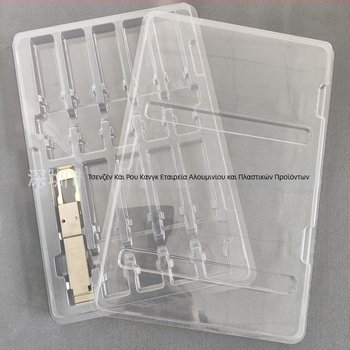QSFP οπτικό μοντέλο — blister κουτί για 10 τεμάχια (Κωδικός: Qsfp10; Υλικό: PET; Πάχος τοιχώματος: 0.7; Εσωτερική διάμετρος: 19; Εξωτερική διάμετρος: 128)