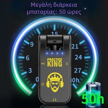 Ενίσχυτής κιθάρας με επεξεργαστή εφέ, ακουστικά με εξουδετέρωση θορύβου για αθόρυβη εξάσκηση, δυνατότητα εγγραφής — Μοντέλο WS-6