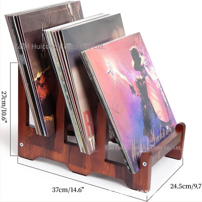 Ξύλινο Ράφι Εμφάνισης – Μάρκα Hc, Μοντέλο 25-6211, Κωδ. F-6211, Απλό Μοντέρνο Στυλ, Αποθήκευση Δίσκων, CD και Φωτοαλμπουμ