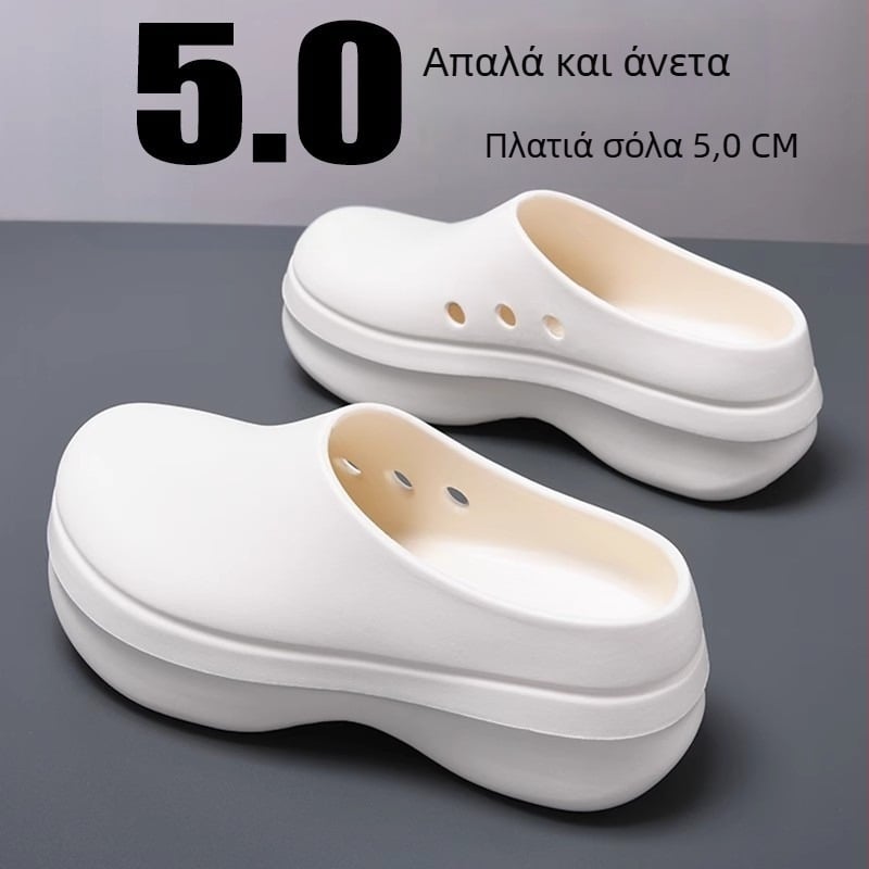 Ανδρικά EVA παπούτσια σεφ — παχιά αντιολισθητική σόλα, αδιάβροχα και ανθεκτικά στο λάδι, κατασκευή με έγχυση, καλοκαίρι 2025