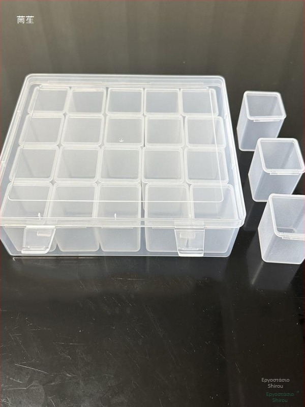 Κουτί αποθήκευσης κοσμημάτων και χαντρών, ιαπωνικού στυλ, 18L, με λογότυπο, για χρήση στο αυτοκίνητο, DIY έργα