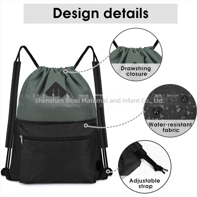 Σακίδιο με κορδόνια για ταξίδια – Μεγάλη χωρητικότητα, Πολυεστέρας, Πολυλειτουργικό, Προσαρμόσιμο