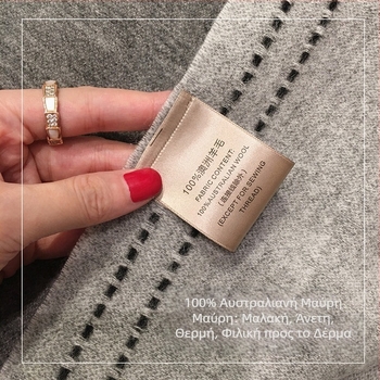 Κορδέλα λαιμού, 100% μαλλί, warp-knitted ύφανση, θερμότητα και προστασία από σκόνη, κατάλληλο για φθινόπωρο, ευέλικτος στυλ