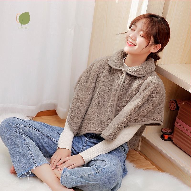 Μαντήλι-πέλερνα από μαλλί αρνιού για φθινοπωρινή–χειμερινή ζέστη, μονόχρωμο σχέδιο, warp-knit ύφανση, διατηρεί τη θερμότητα