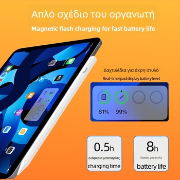 Γραφίδα αφής για iPad: μαγνητικά φορτιζόμενη capacitive γραφίδα, Μάρκα Currency, Μοντέλο 394, Κωδικός προϊόντος 394