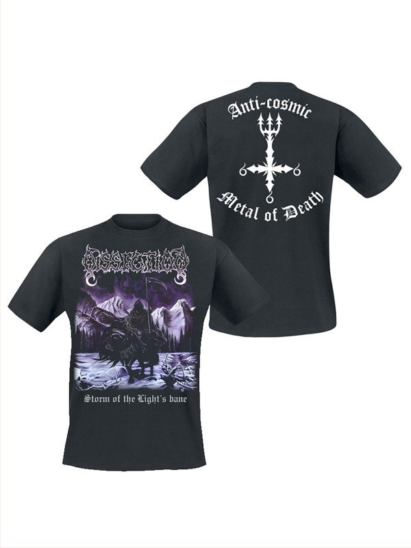 Ανδρικό T-shirt από βαμβάκι – πανκ στυλ, χαλαρή εφαρμογή, στρογγυλός λαιμός