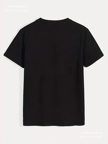 Αντρικό T-shirt με γραφικό Los Angeles – βαμβακερό ύφασμα (≥96%), στρογγυλός λαιμός, κοντό μανίκι, χαλαρή γραμμή