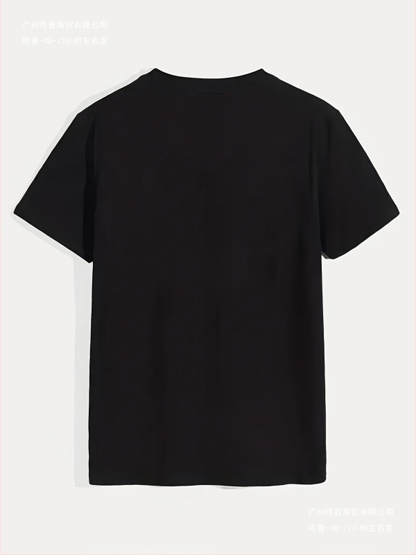 Αντρικό T-shirt με γραφικό Los Angeles – βαμβακερό ύφασμα (≥96%), στρογγυλός λαιμός, κοντό μανίκι, χαλαρή γραμμή
