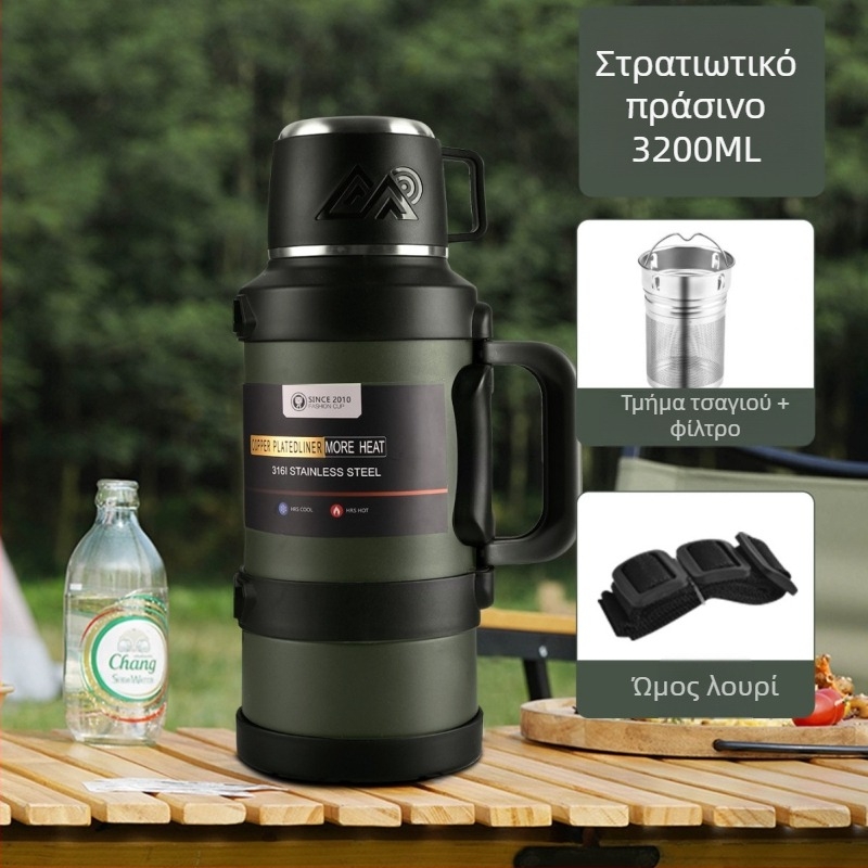 Θερμός μπουκάλι εξωτερικού – 304 ατσάλι, μόνωση 12–24 ωρών, μάρκα Aowu, Θερμός, λανσάρισμα φθινοπωρο-χειμώνα 2025