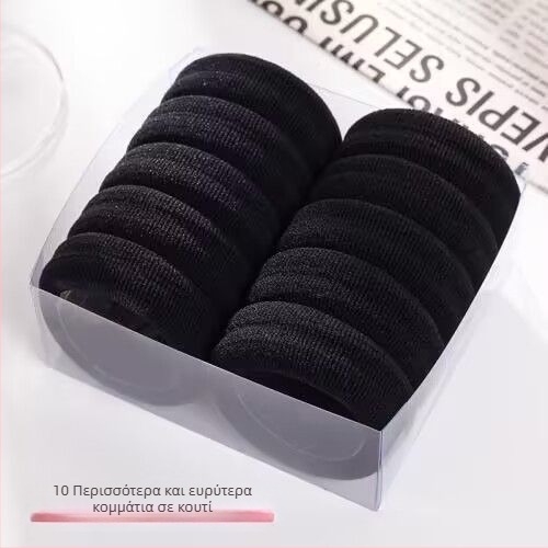 Κότσος για υψηλή αλογοουρά — χωρίς ραφές, ελαστικό λαστιχάκι μαλλιών από πολυεστέρα, μάρκα Unique Item, άνοιξη 2025, στυλ καρτούν, φρέσκο και γλυκό