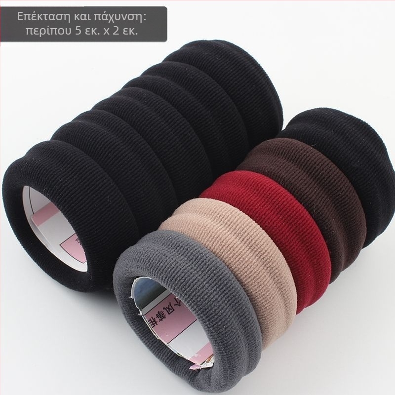 Κότσος για υψηλή αλογοουρά — χωρίς ραφές, ελαστικό λαστιχάκι μαλλιών από πολυεστέρα, μάρκα Unique Item, άνοιξη 2025, στυλ καρτούν, φρέσκο και γλυκό