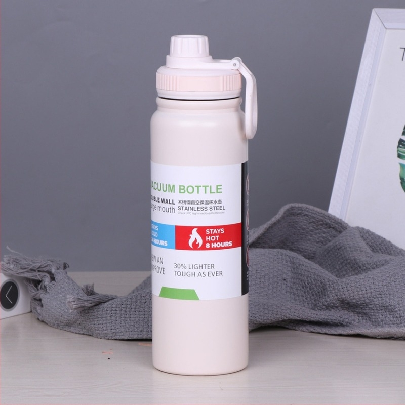 Θερμός ποτήρι από ανοξείδωτο ατσάλι 304 – διπλής τοιχοποιίας, διατηρεί ζεστό 12–24 ώρες, φορητό υπαίθριο δοχείο νερού για αυτοκίνητο, ποδήλατο και πεζοπορία, διαθέσιμη χάραξη με λέιζερ