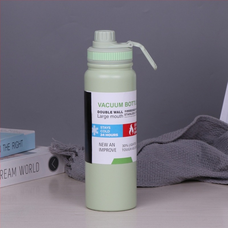 Θερμός ποτήρι από ανοξείδωτο ατσάλι 304 – διπλής τοιχοποιίας, διατηρεί ζεστό 12–24 ώρες, φορητό υπαίθριο δοχείο νερού για αυτοκίνητο, ποδήλατο και πεζοπορία, διαθέσιμη χάραξη με λέιζερ