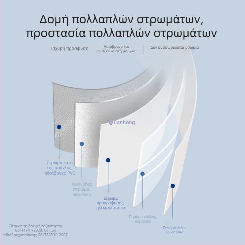 Αδιάβροχη και μούχλα-ανθεκτική ταινία σφράγισης για νεροχύτες κουζίνας, μπάνια και τουαλέτες