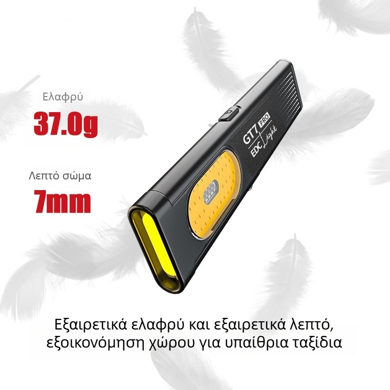 Μαγνητικός Φωτισμός Εργασίας με Διπλό LED – Συμπαγής, Ισχυρός Φακός EDC με Κλιπ για Καπέλο