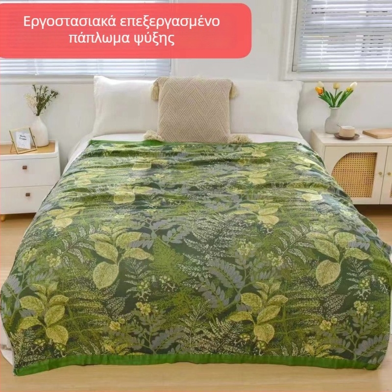 Δροσιστικό καλοκαιρινό ύφασμα γάζας από ίνες μπαμπού, πετσέτα-κουβέρτα για παιδιά, μονής χρήσης