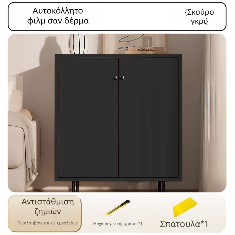 Αυτοκόλλητη φιλμ PVC για ντουλάπες και έπιπλα, ανθεκτικό στο νερό και στην υγρασία, παχύ, διακοσμητικό μονόχρωμο φινίρισμα για πόρτες και επιφάνειες